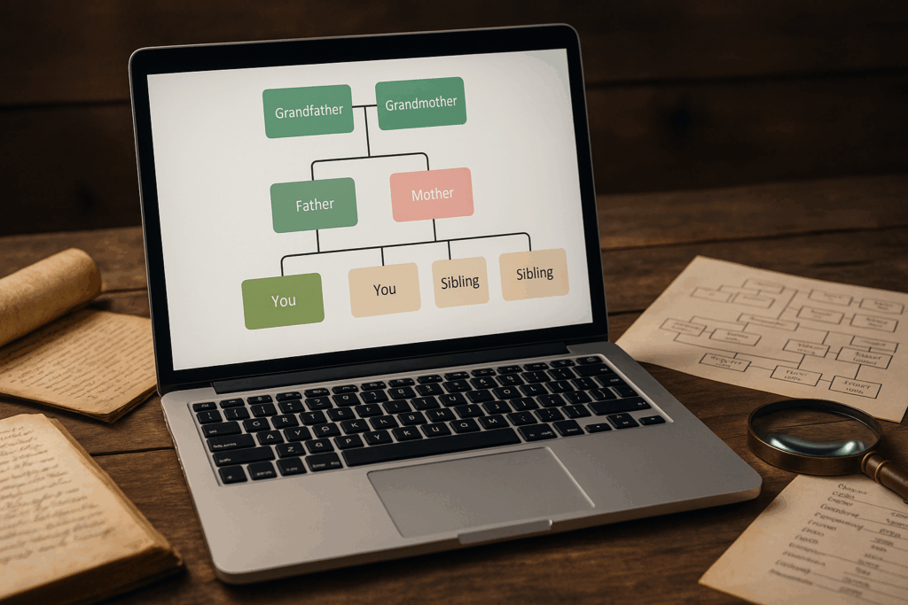 Building a Family Tree from Scratch with Online Tools