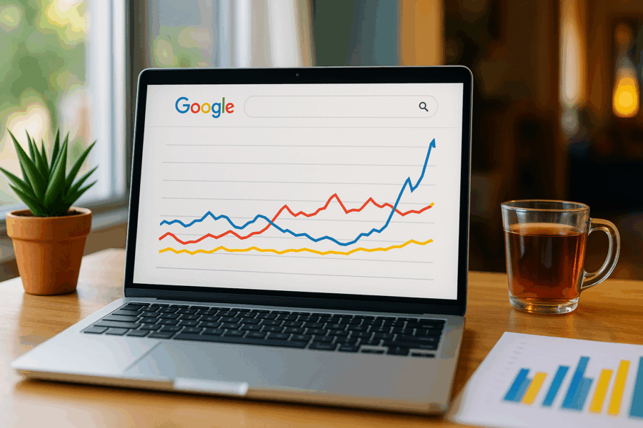 How Search Data Reveals Shifts in Human Behavior