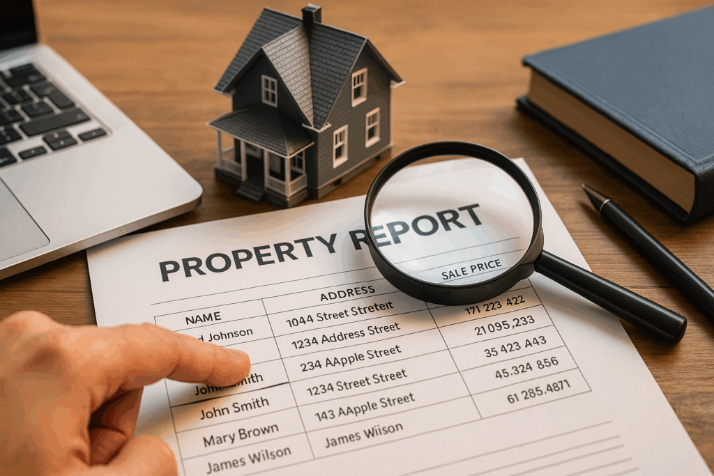 How to Find Real Estate Transactions by Name