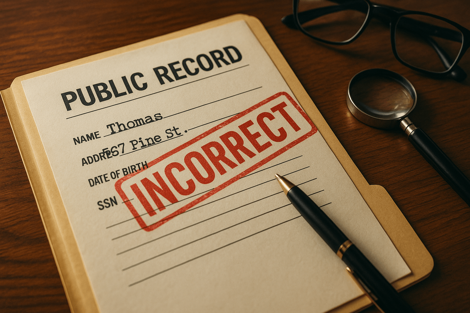 What Happens When Public Records Are Wrong or Outdated