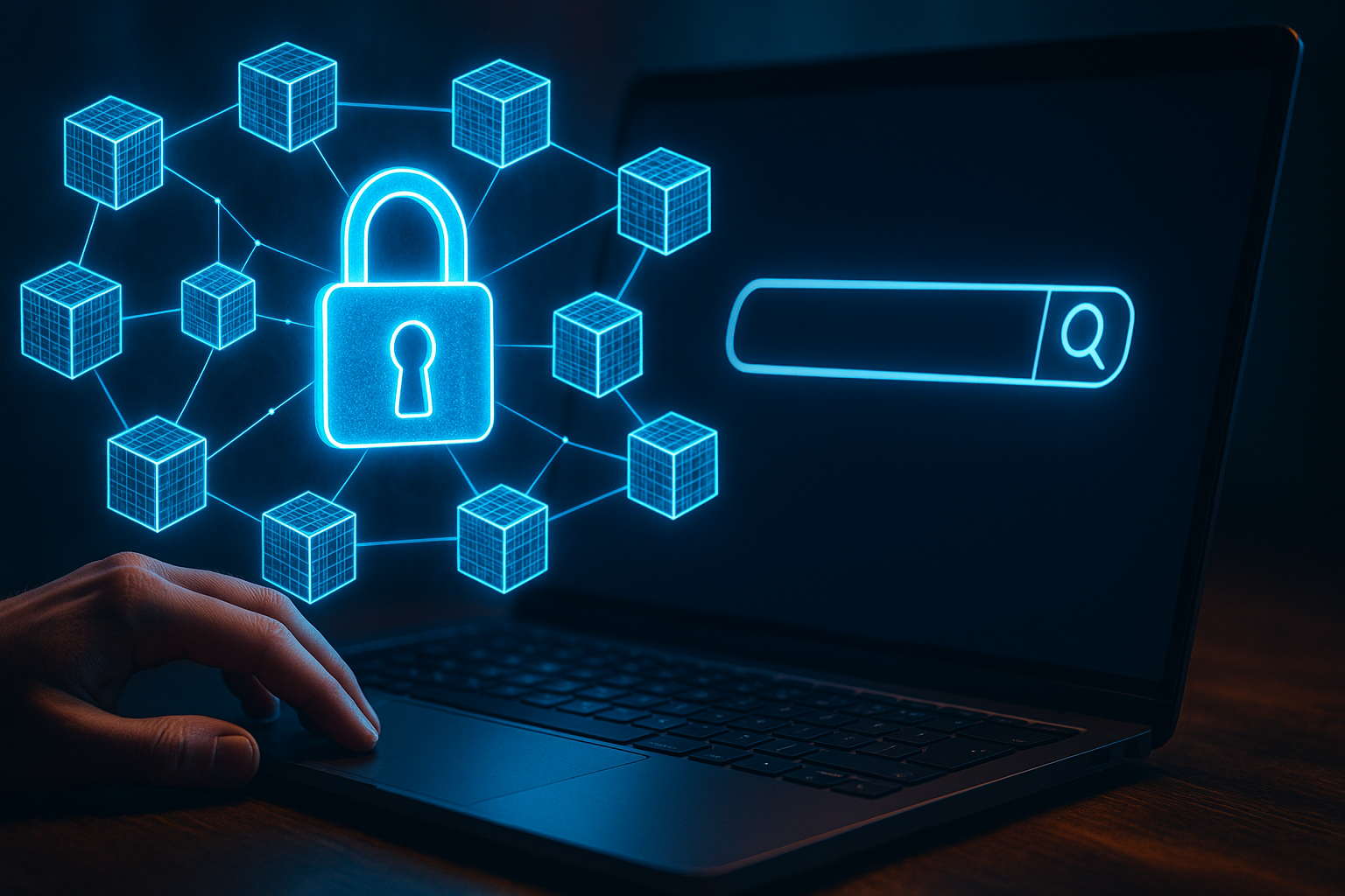 Will Blockchain Make People Search More Secure?