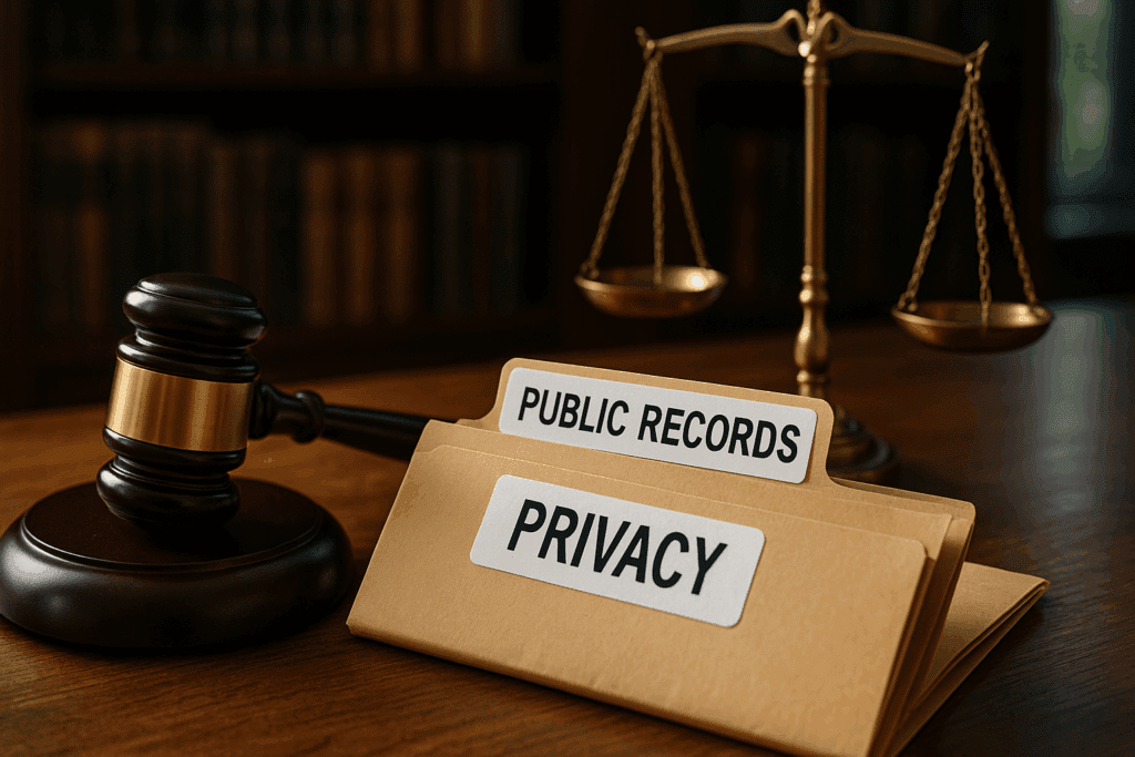 public records and privacy laws