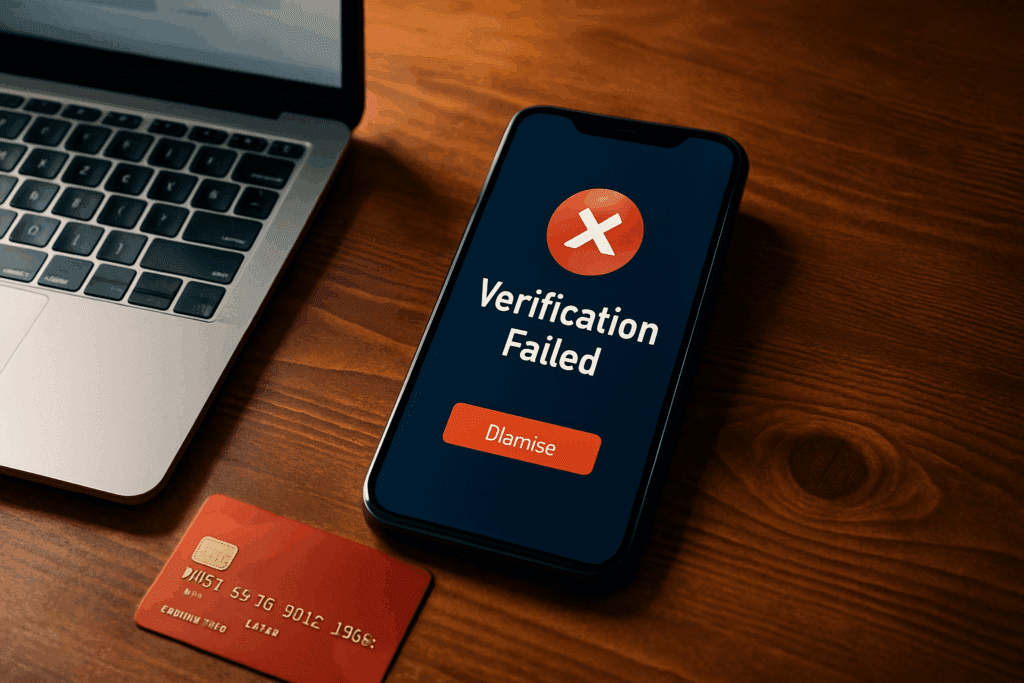What to Do If Verification Fails During Online Transactions