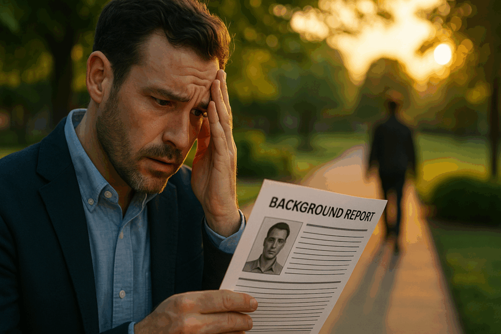 When a Background Report Changes How You See Someone