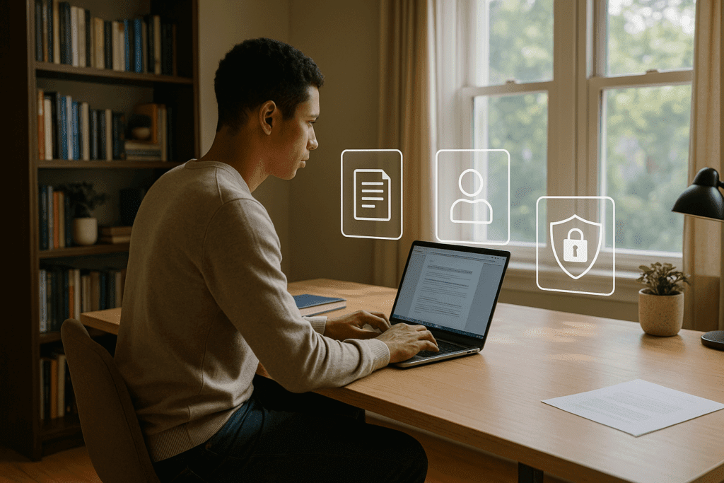 Featured image for: The Intersection of Public Records and Digital Identity in Remote Employment