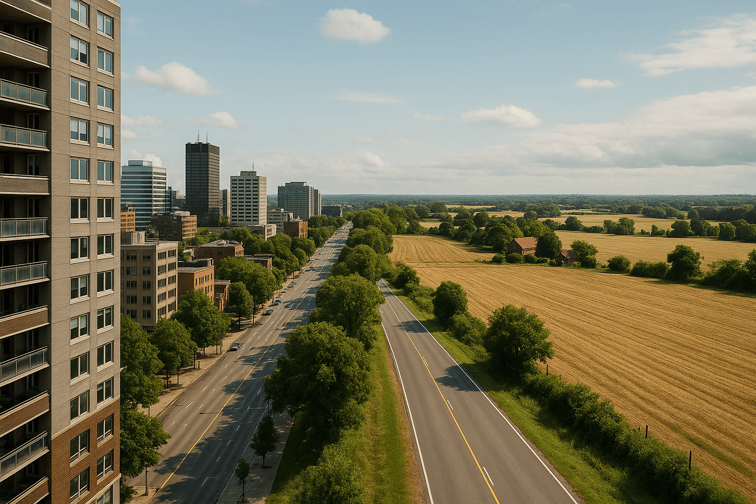Observing Patterns in Address History Updates Within Urban and Rural Areas
